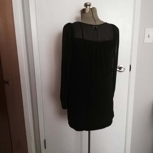 Bebe Little Black Bubble Silk Dress XS - Picture 5 of 11